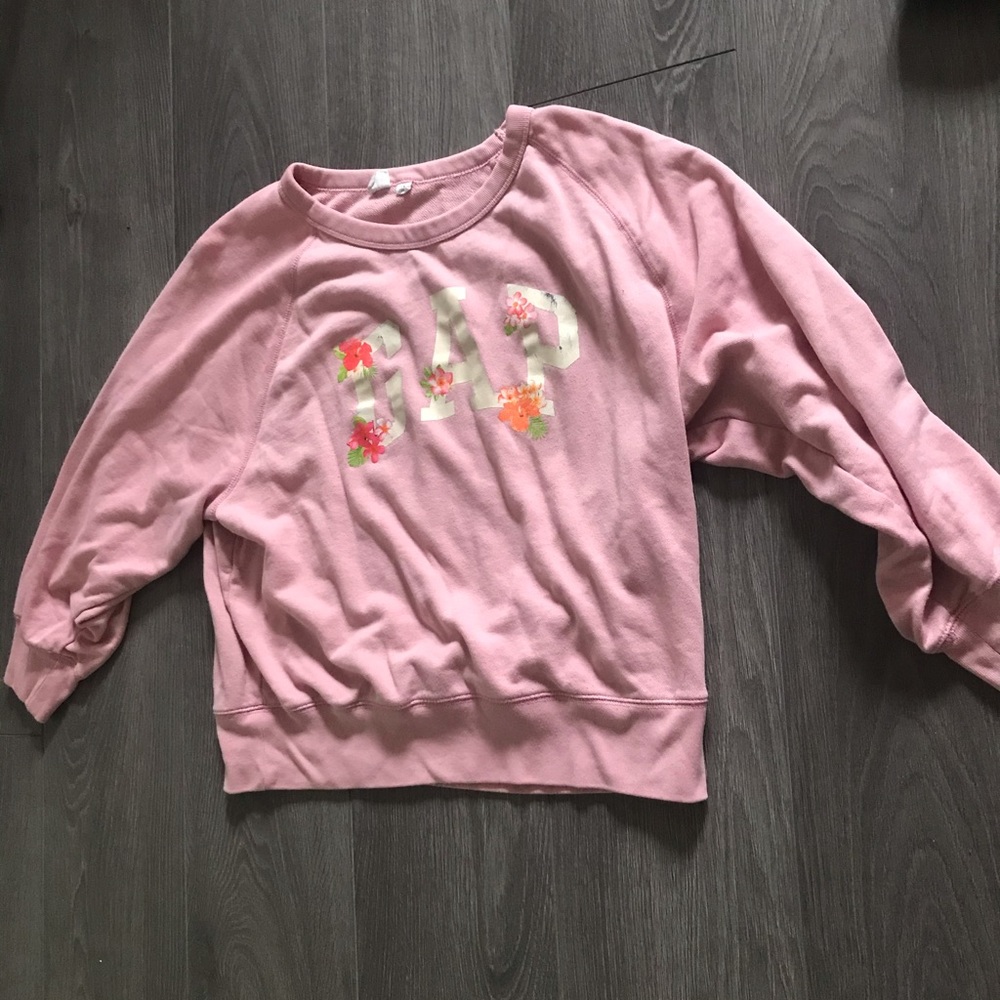 Gap Pink long sleeved sweater
